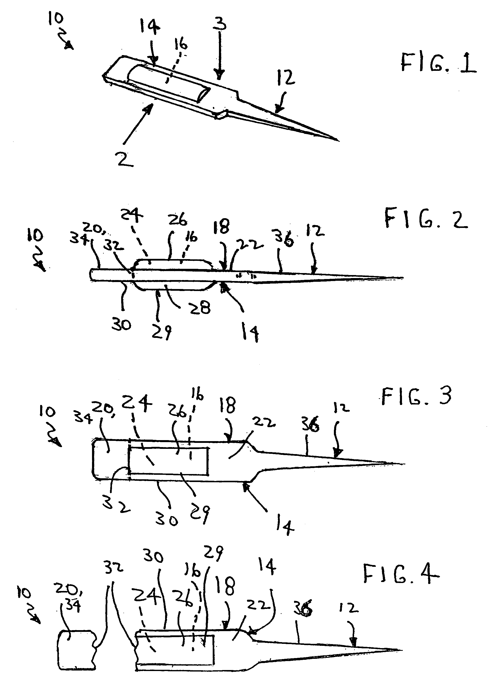 Throwaway toothpick containing a single dose of mouthwash