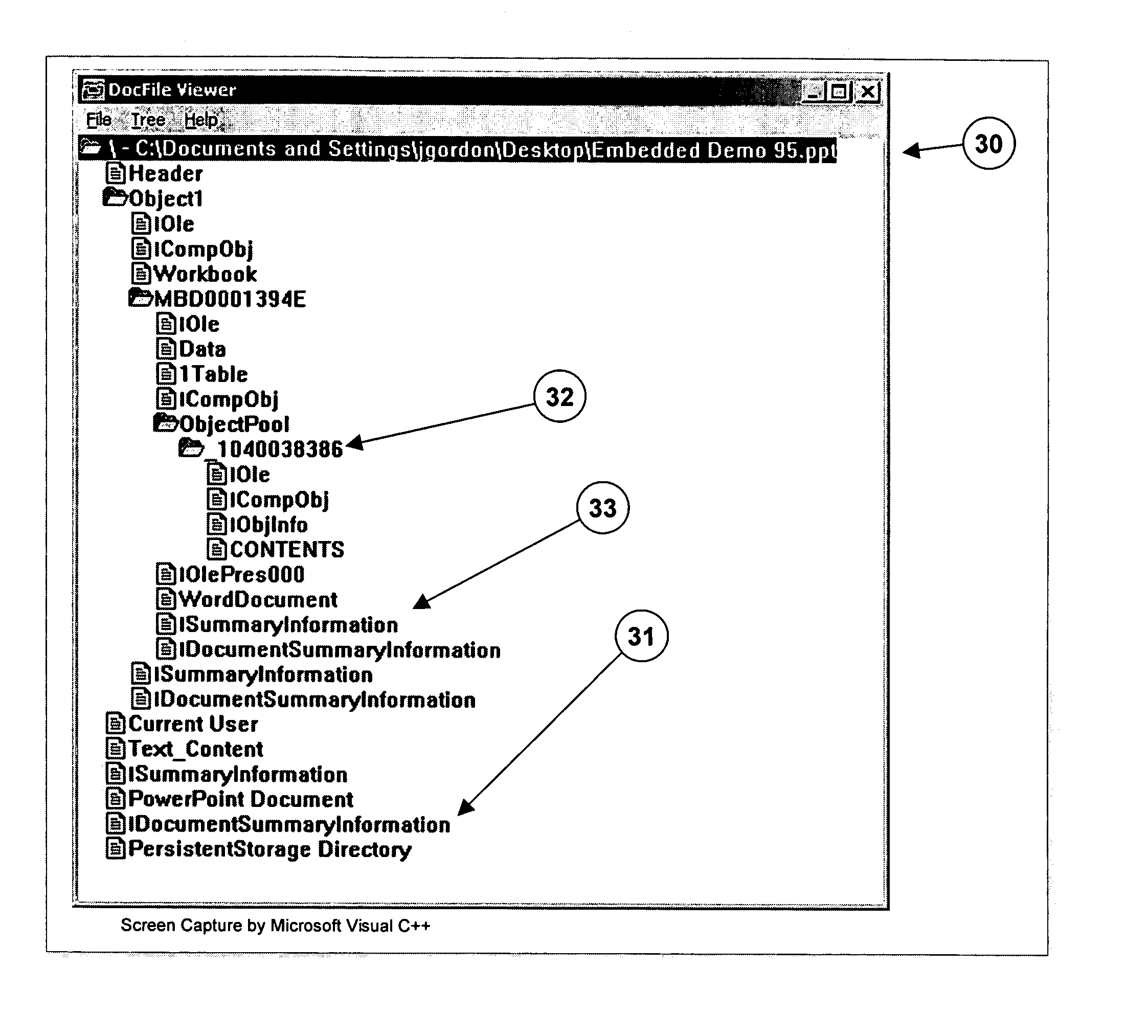 System and method for detecting, analyzing and controlling hidden data embedded in computer files