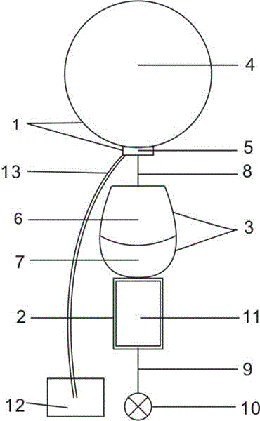 Vertical airship suspension system provided with solar thermoelectric tower