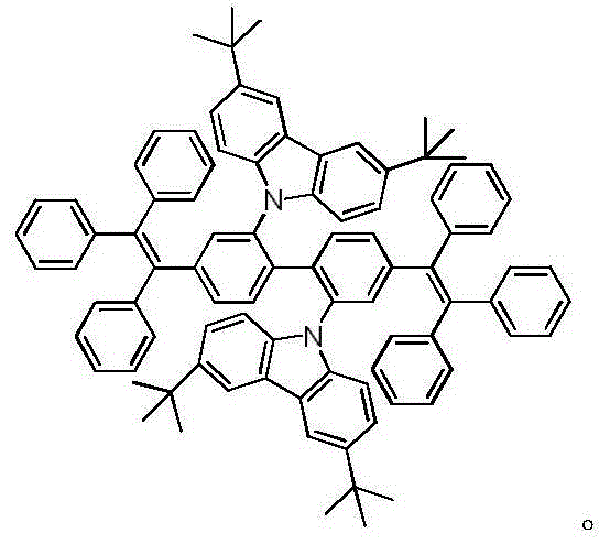 Compound containing tetraphenyl ethylene unit, preparation method and applications thereof