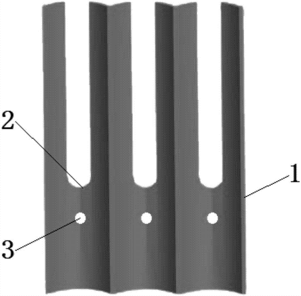 Multi-arch plate ecological fishway partition plate