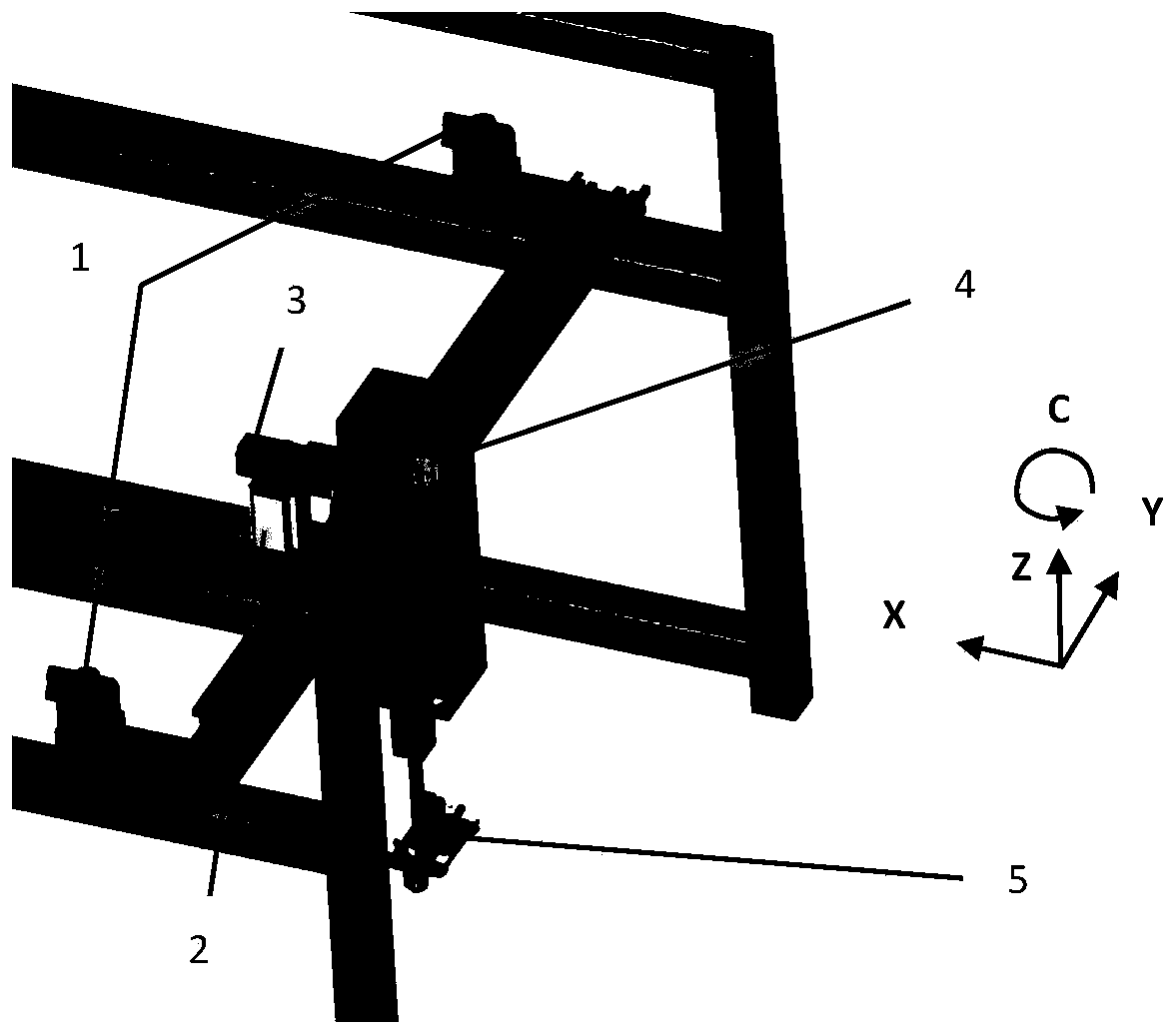 Weight carrying robot for platform scale measurement detection