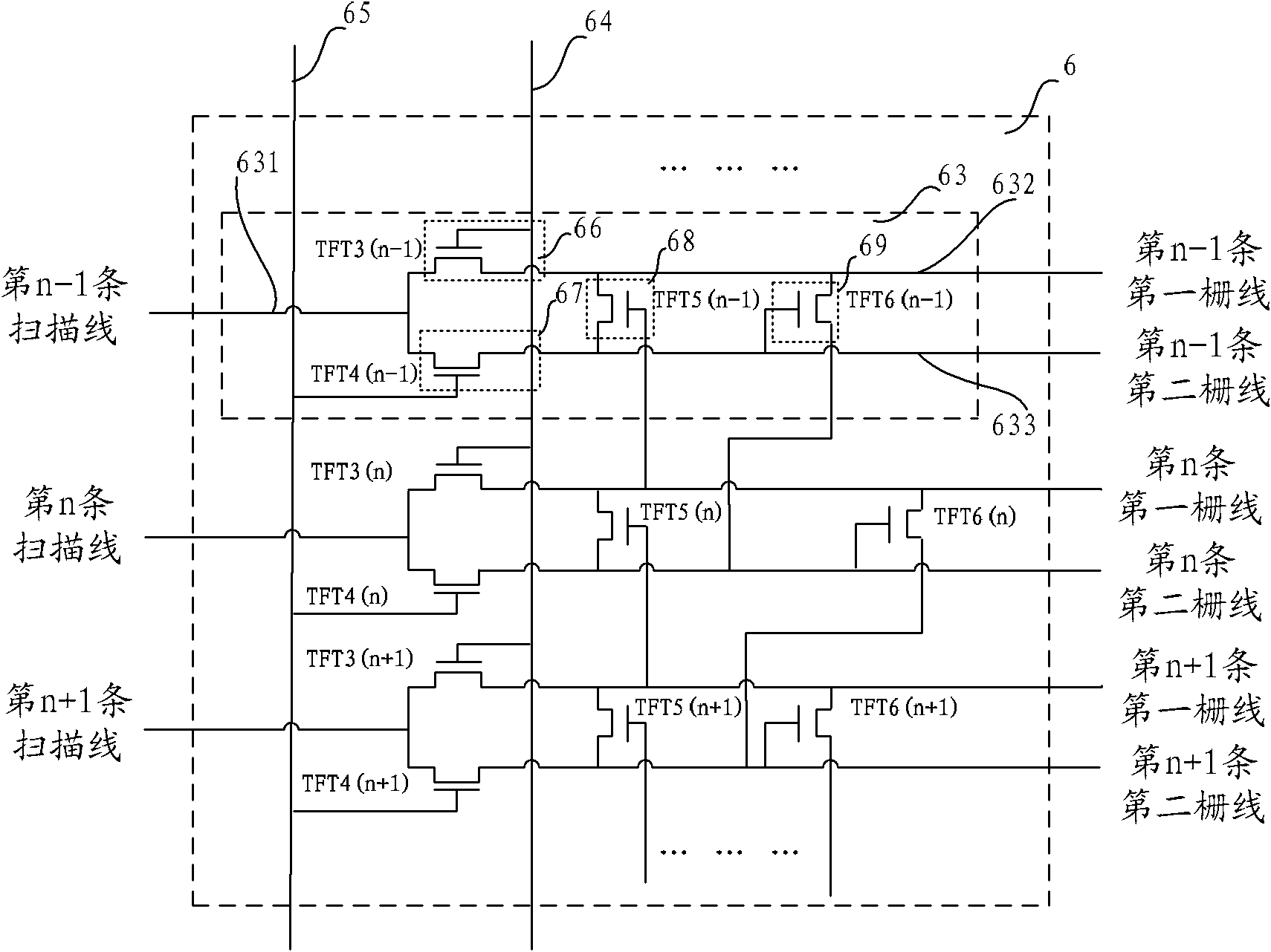 TFT-LCD (thin film transistor liquid crystal display) array substrate and driving method thereof