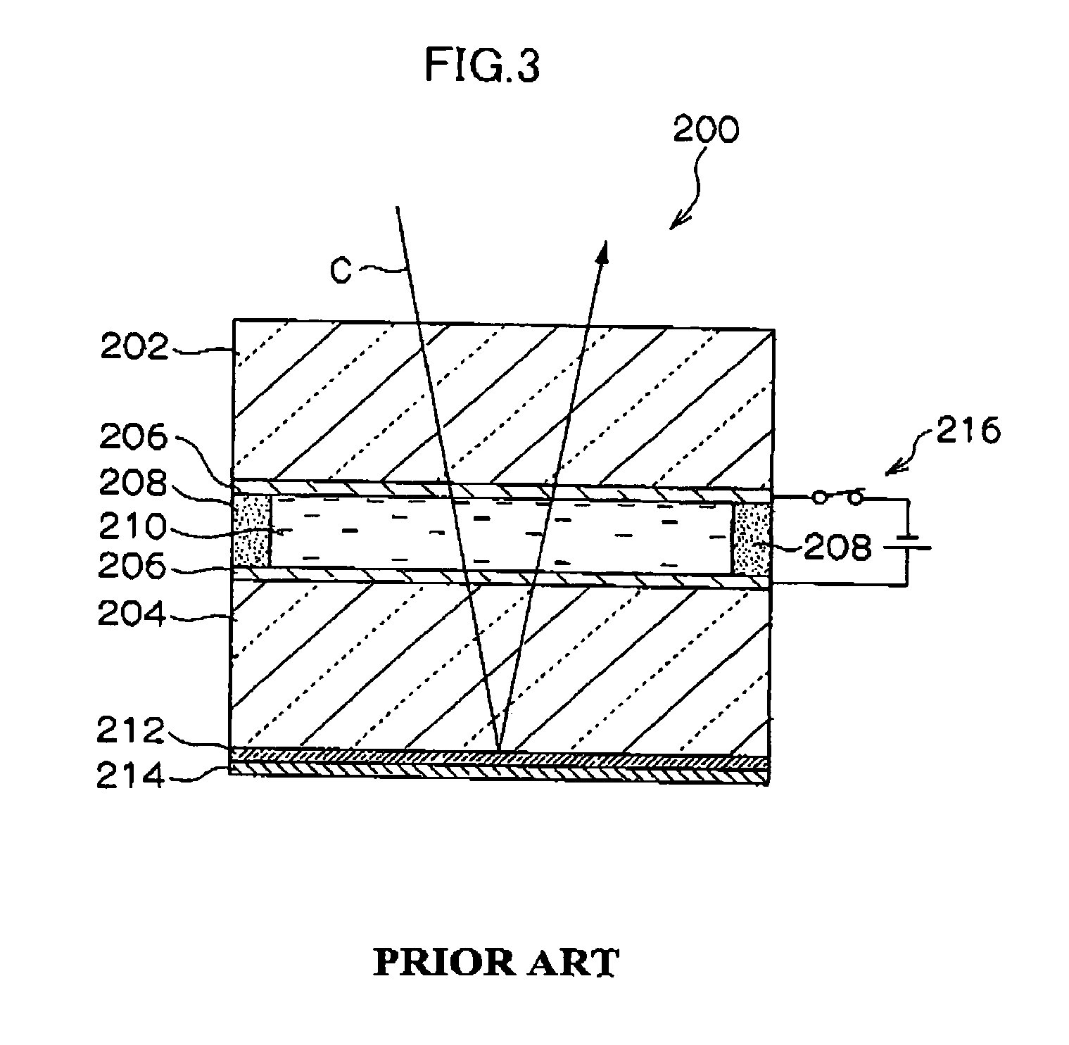 Electrochromic mirror having variable reflectivity