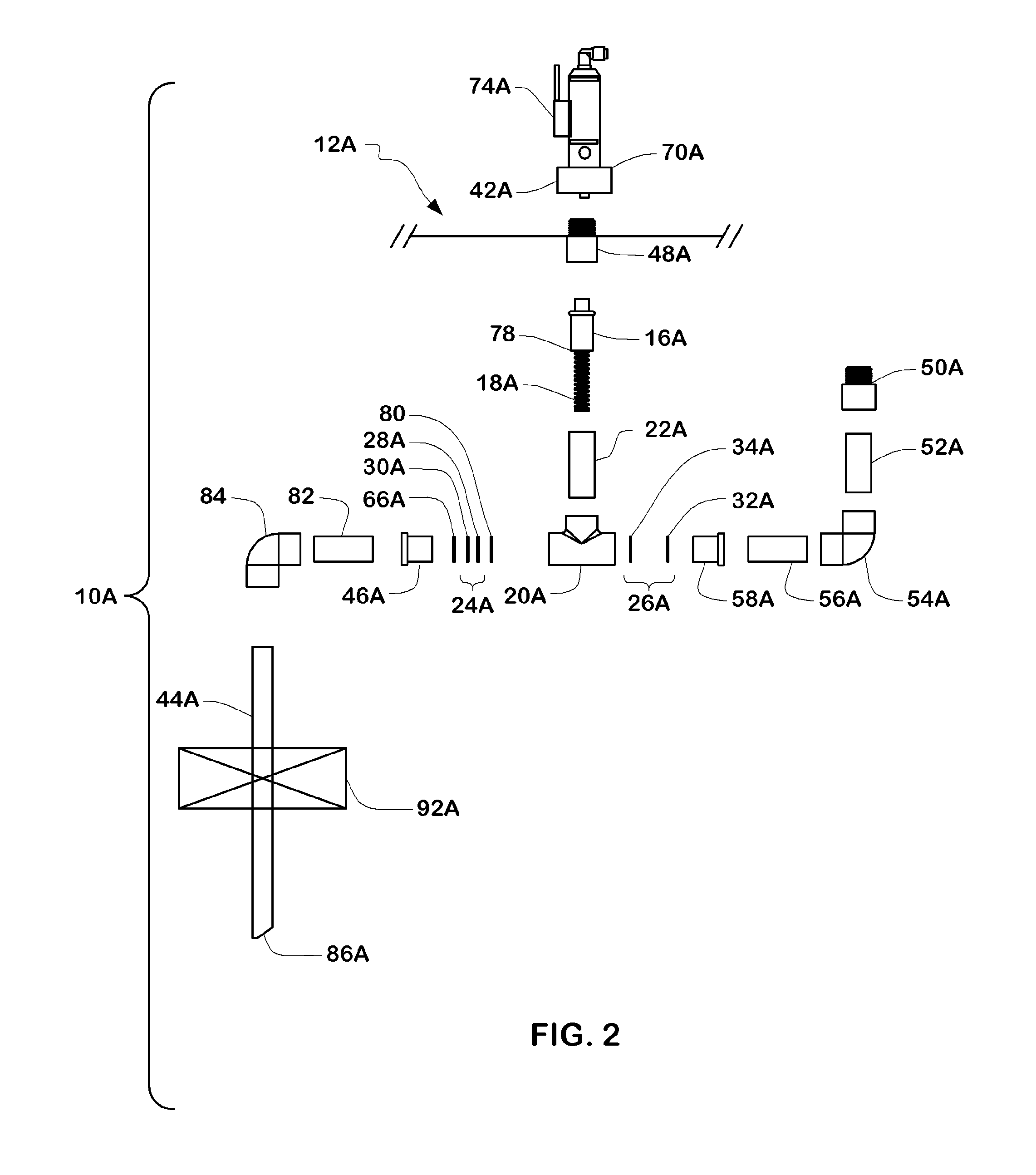 Method and disposable low-cost pump in container for liquid color dispensing