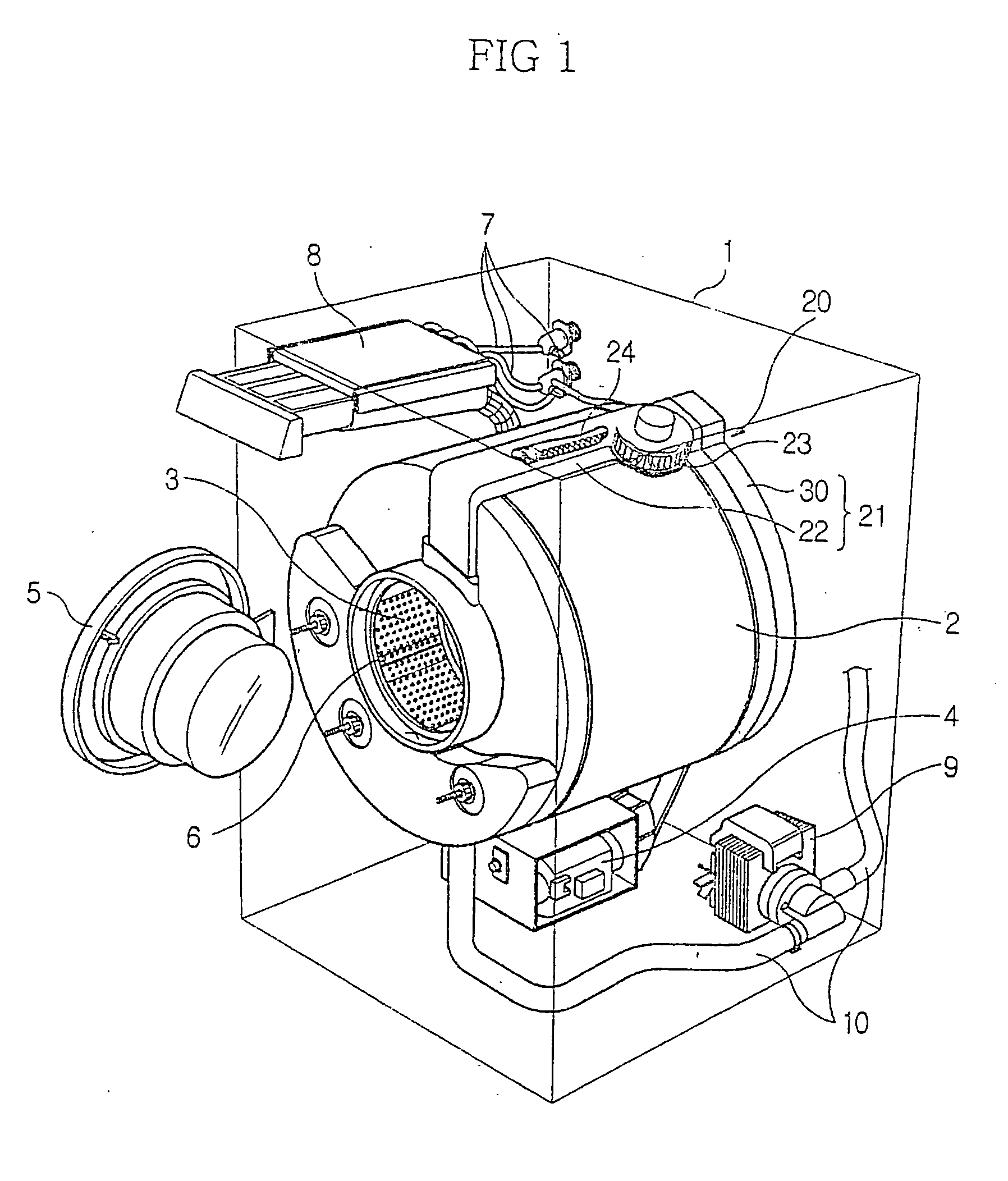 Drying apparatus and washing machine having the same