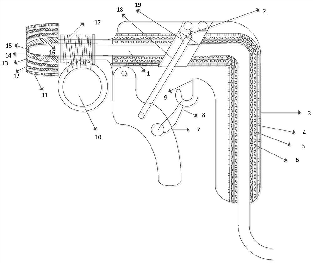 Adjustable caliber high temperature and high pressure steam car washing spray gun and its caliber automatic adjustment method