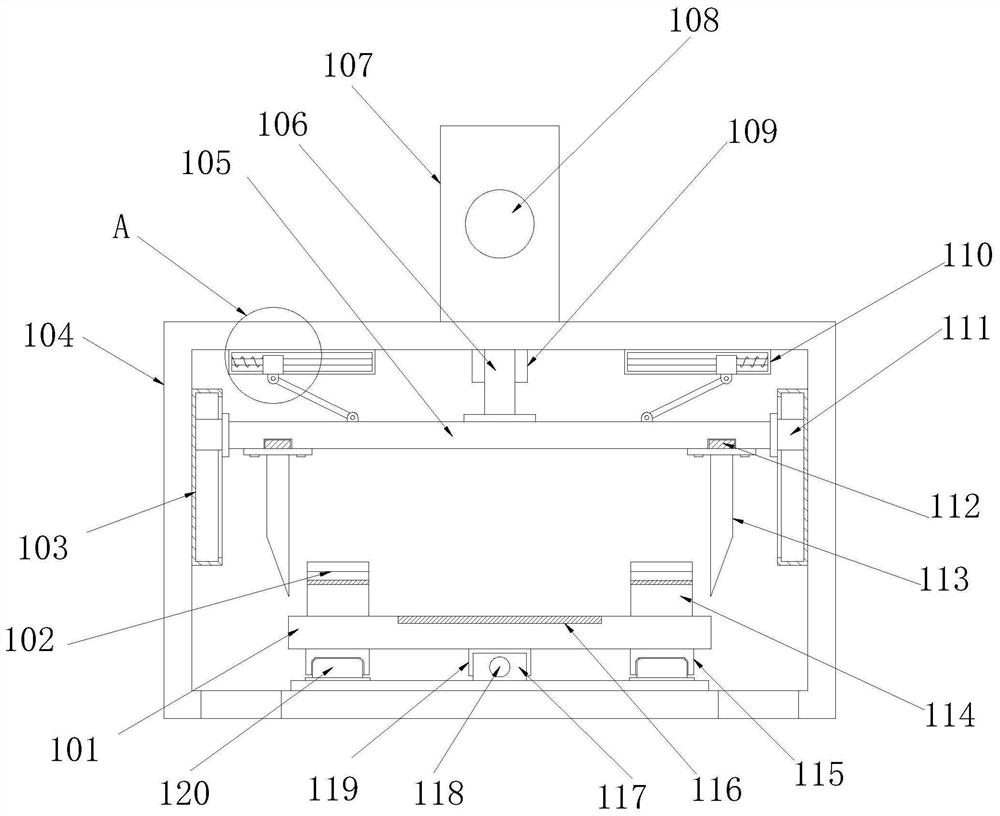 Diaphragm laminating machine for diaphragm processing and supporting and manufacturing method thereof