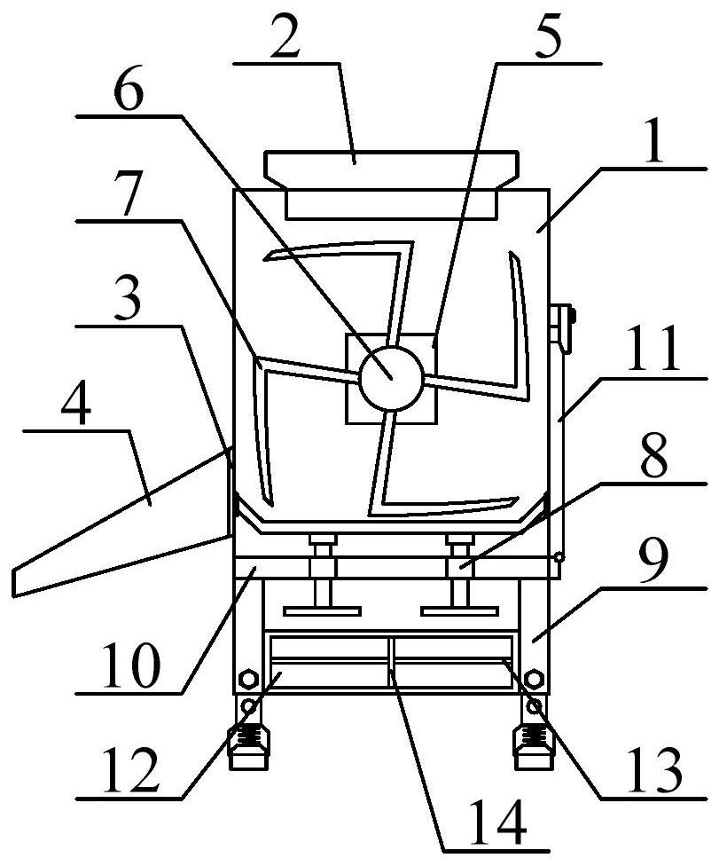 Novel sand slinger for producing fasteners