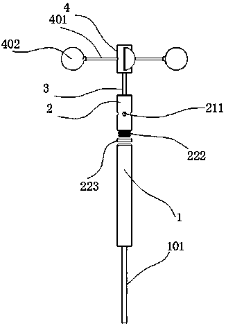 An air fixed-point sampler and sampling method