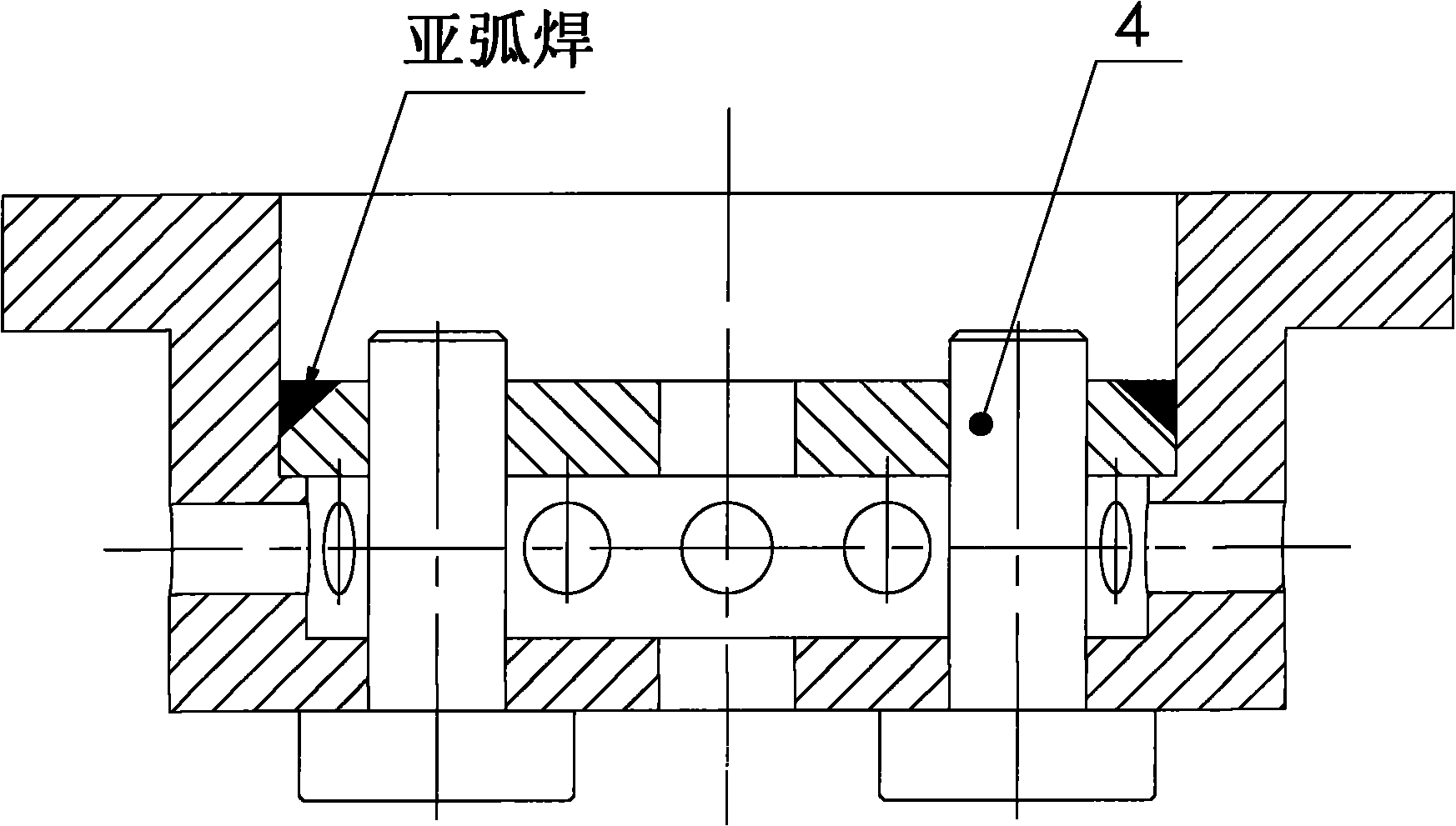 Multiunit coaxial injector component for test and manufacturing method