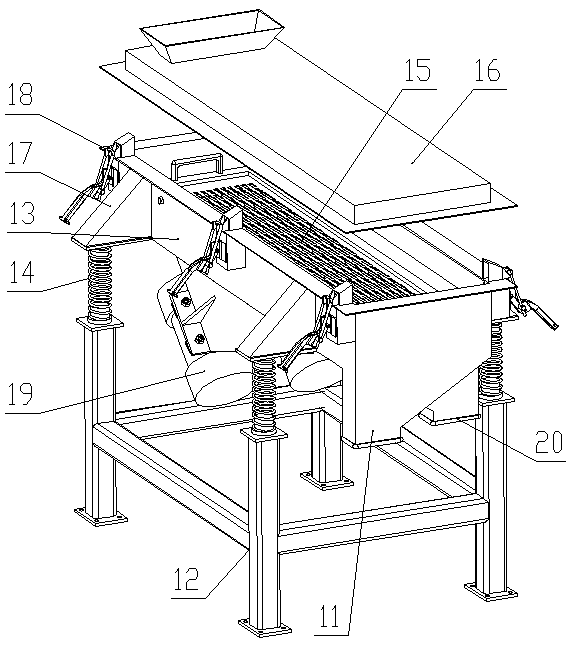 Shipborne alga-water separation and tail water treatment device and working method thereof