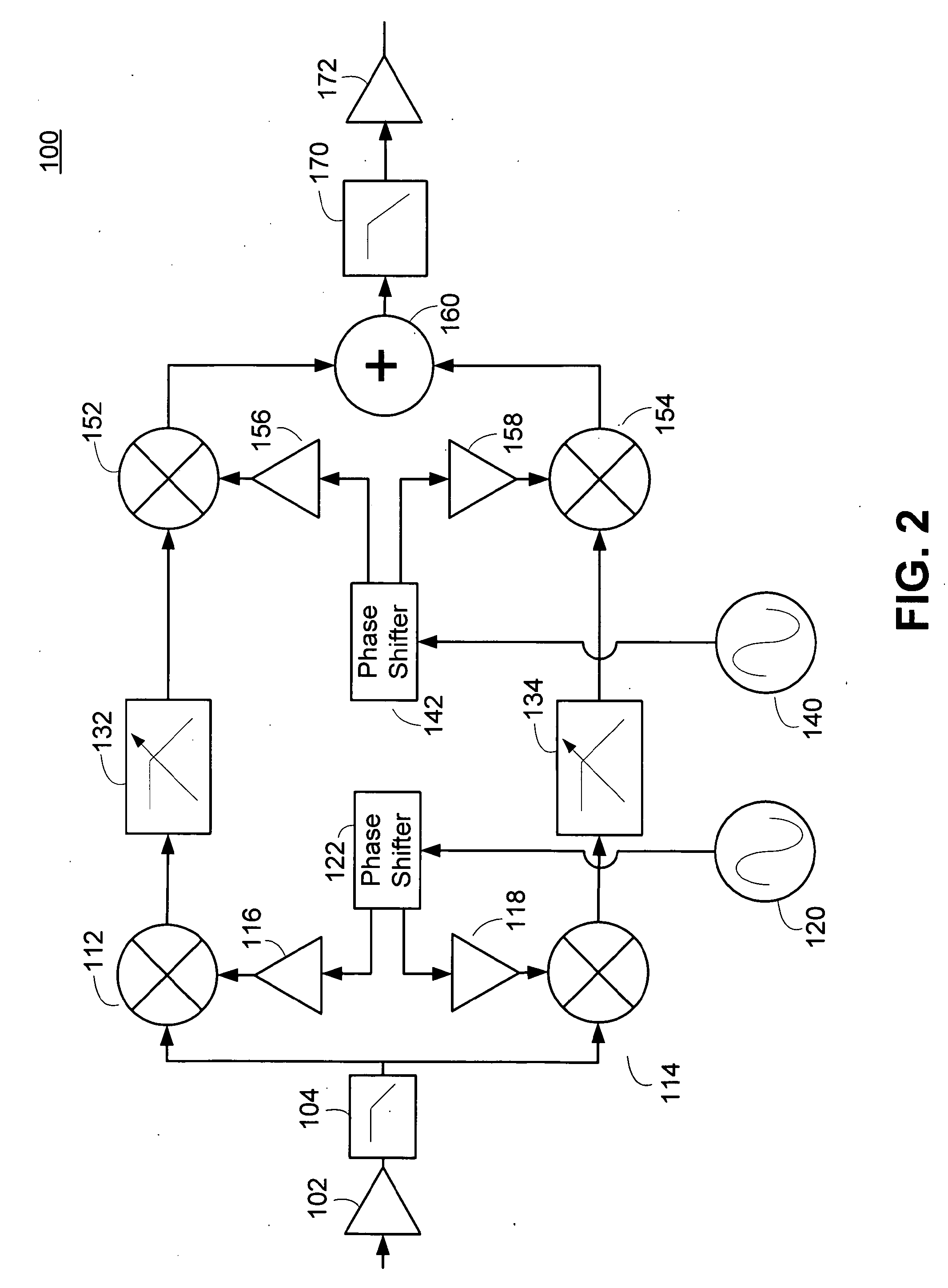 Harmonic Reject Receiver Architecture and Mixer