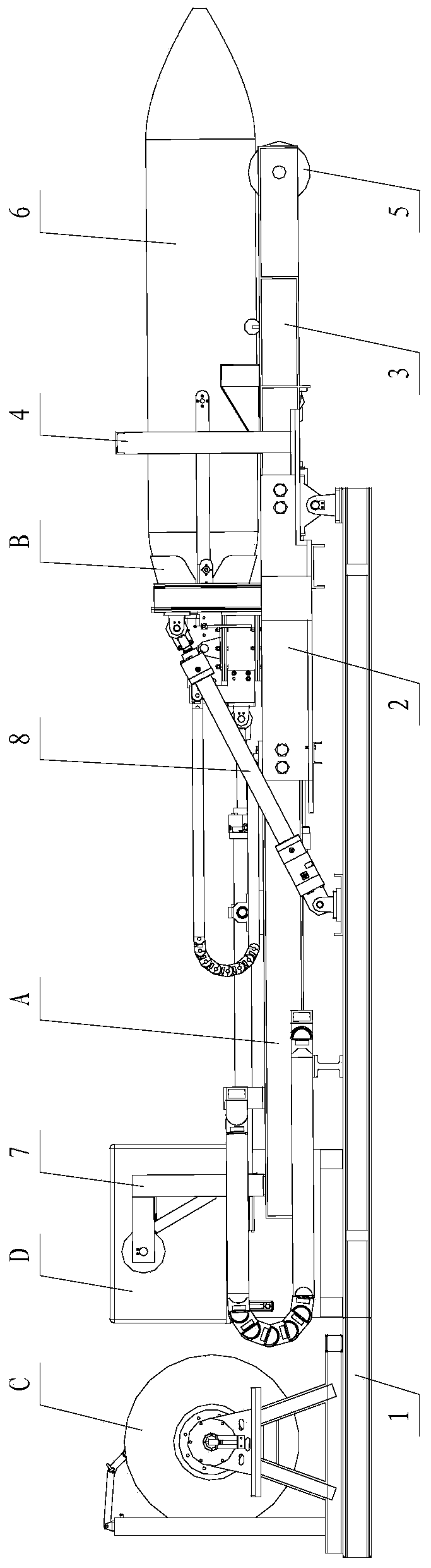 Autonomous retracting and releasing device for underwater towed body