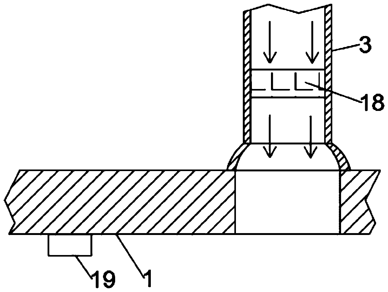 Drainage volume accurate measuring device for high negative pressure drainage bottle