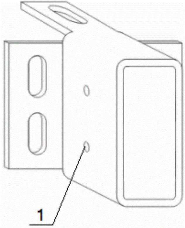 Back-bolt type self-locking dry-hang connector for stone curtain walls