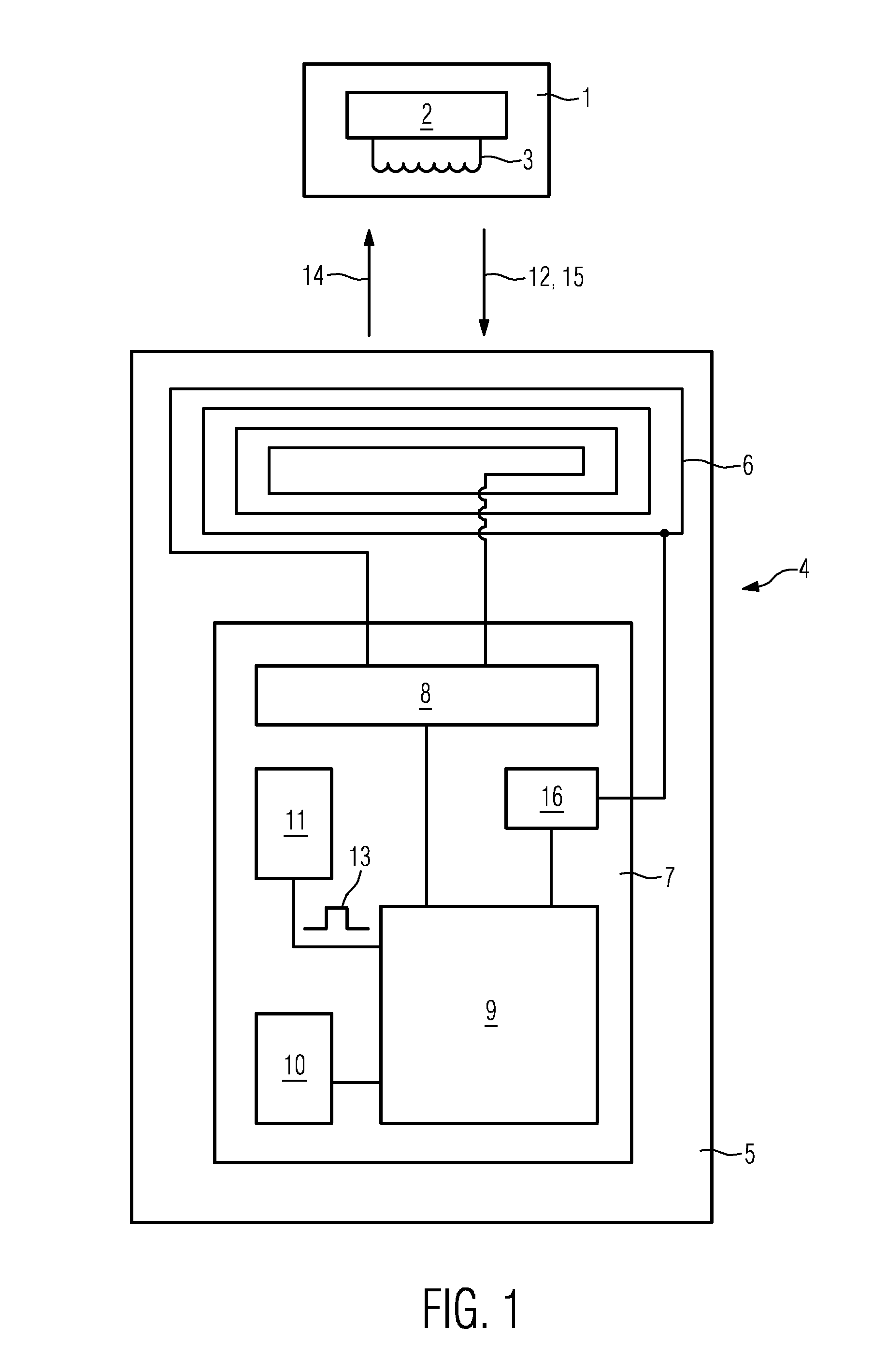 Method of transmitting data, electronic device and transponder