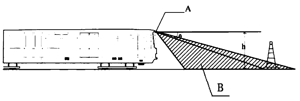 Obstacle extraction method based on camera data of train AEB system