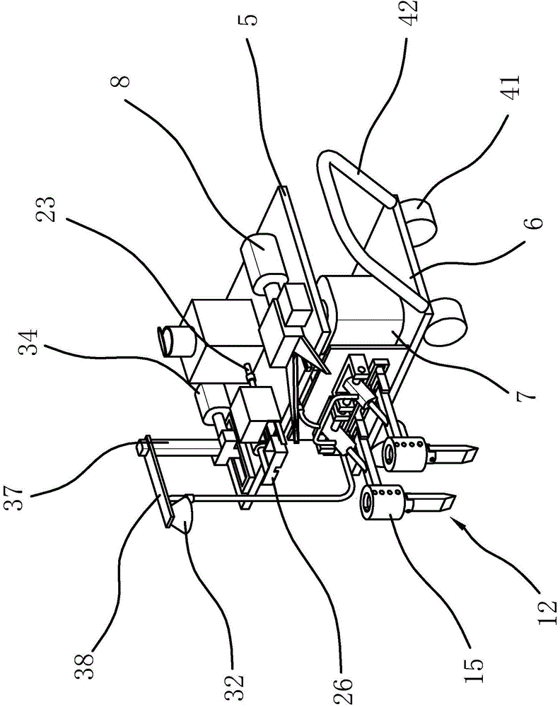 Garden pruning shear all-in-one machine