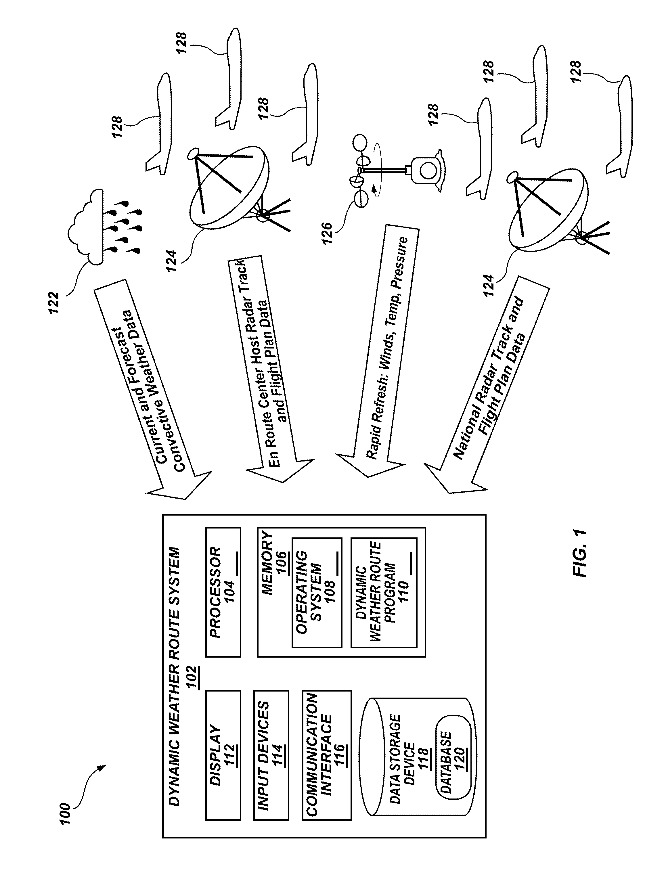 Method and system for dynamic automated corrections to weather avoidance routes for aircraft in en route airspace