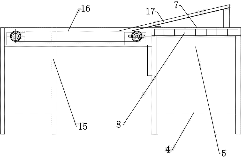 Automatic industrial robot feeding and discharging production line for numerically-controlled machine tools