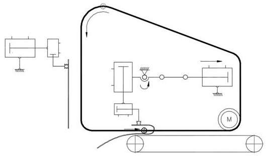 One-driving-two material bag automatic packaging equipment and working method thereof