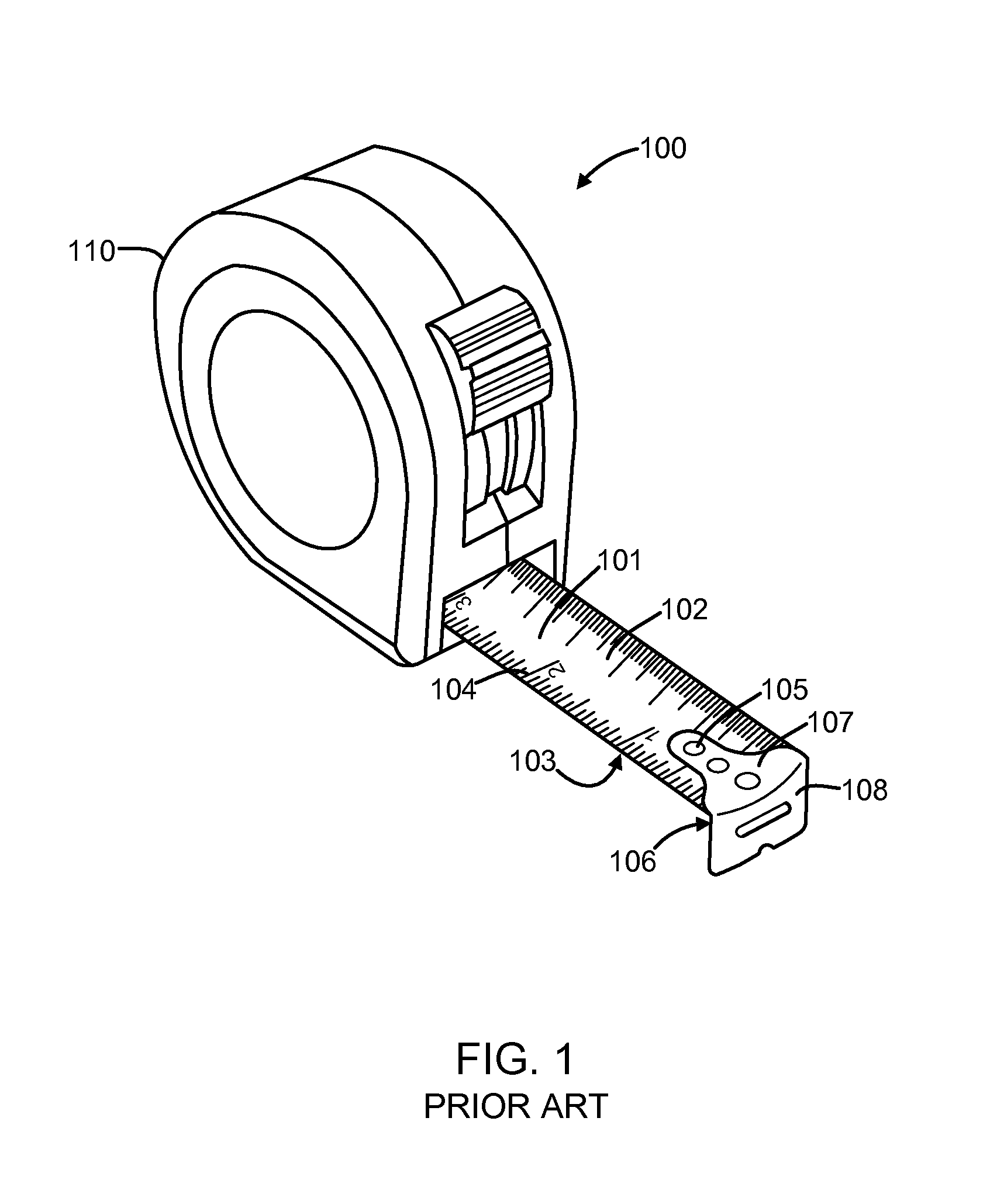 Tape measure endpiece