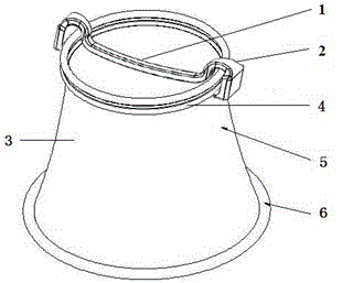 Single-port thoracoscope incision separation fixator