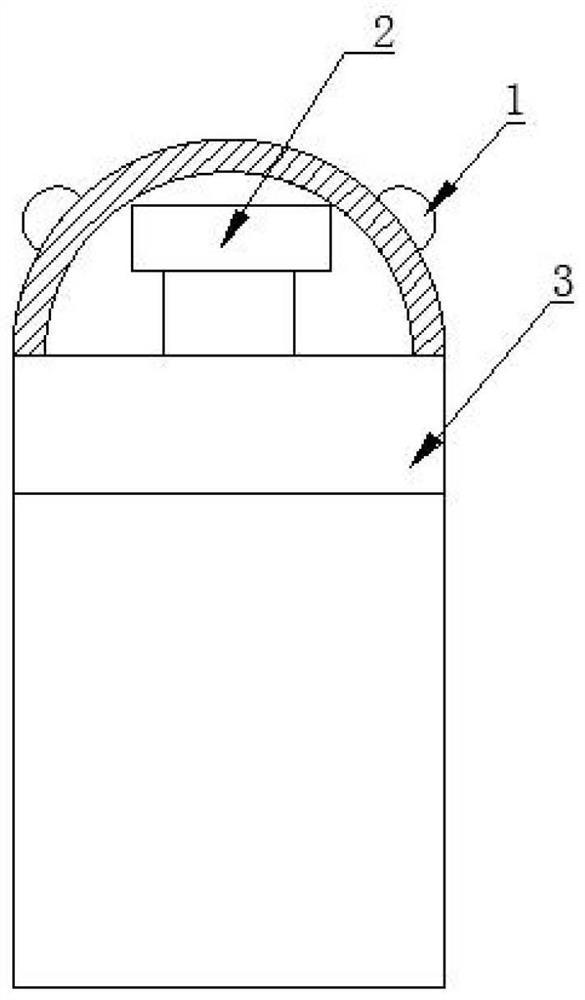 Semi-active laser proximity fuse