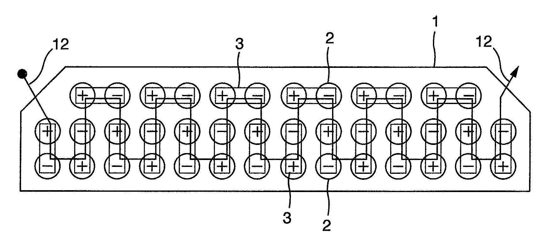 Battery pack and method for welding cells