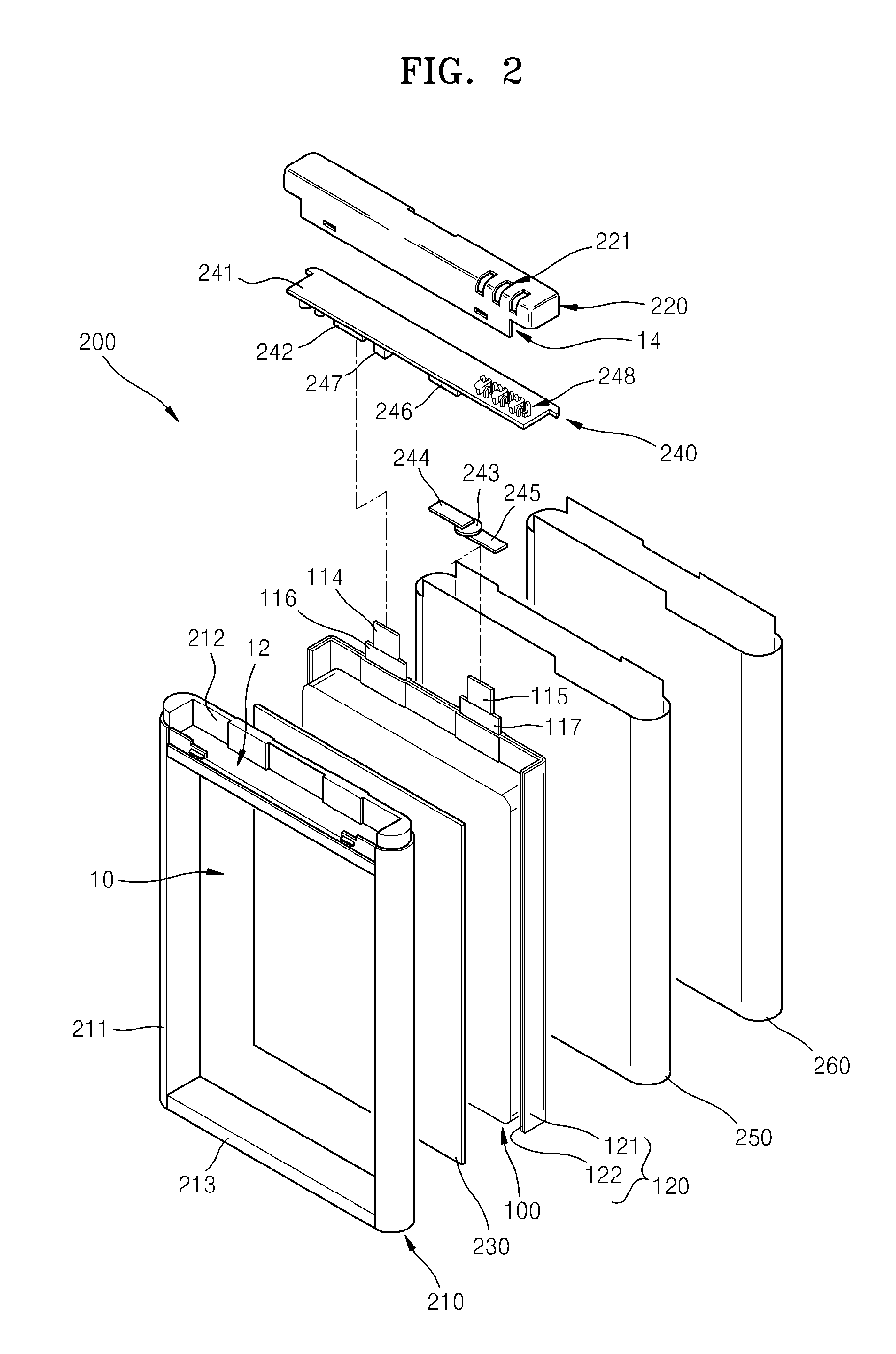 Battery pack for a lithium polymer Battery