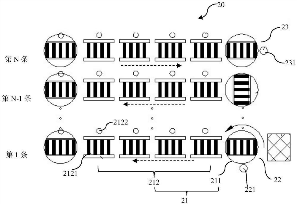 Automatic processing system for printed paper rolls