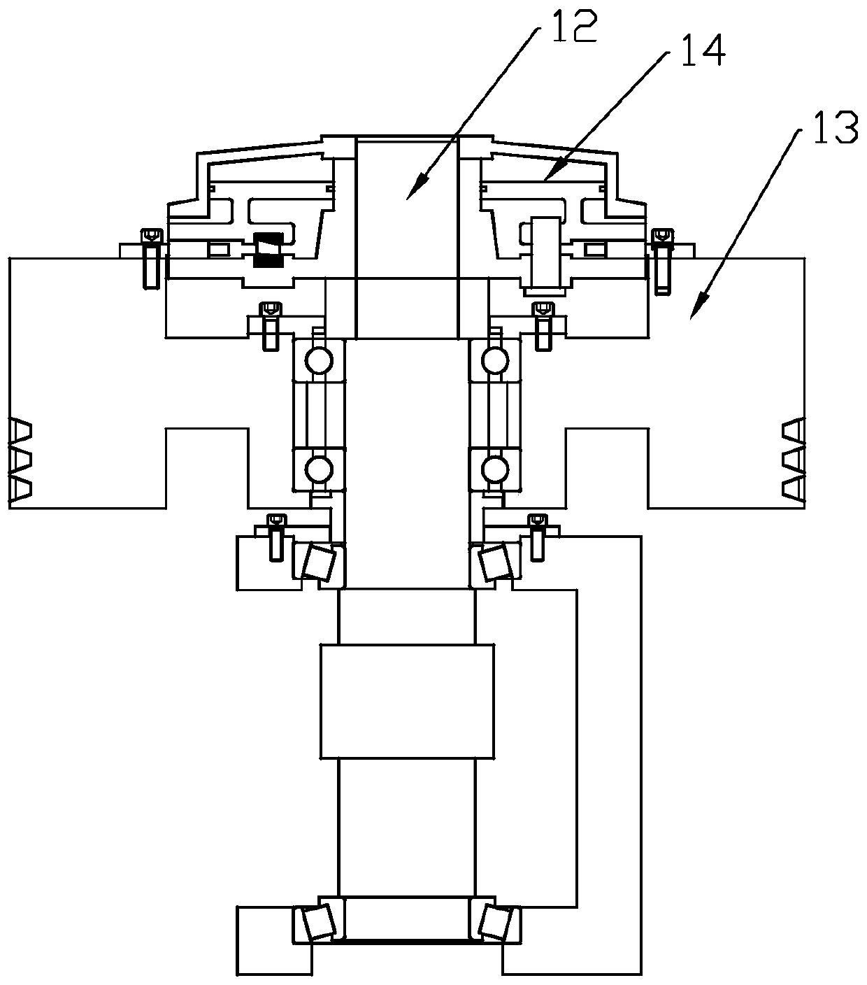 Gear transmission clutch high power screw press