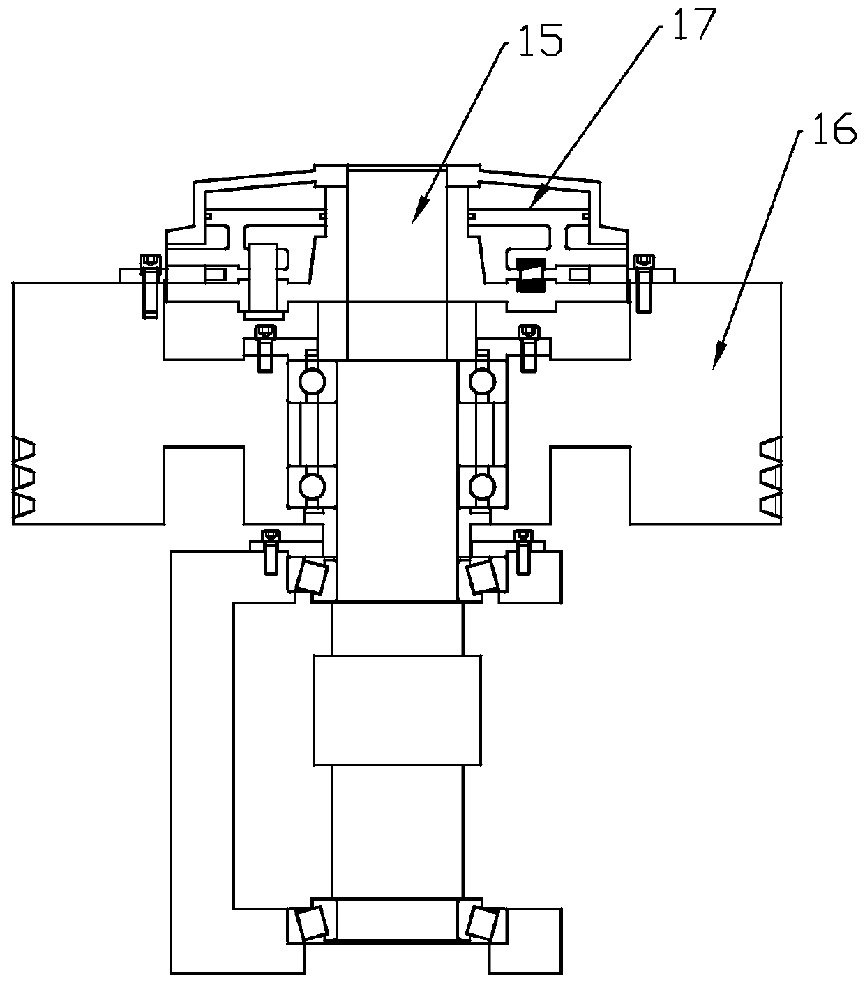 Gear transmission clutch high power screw press