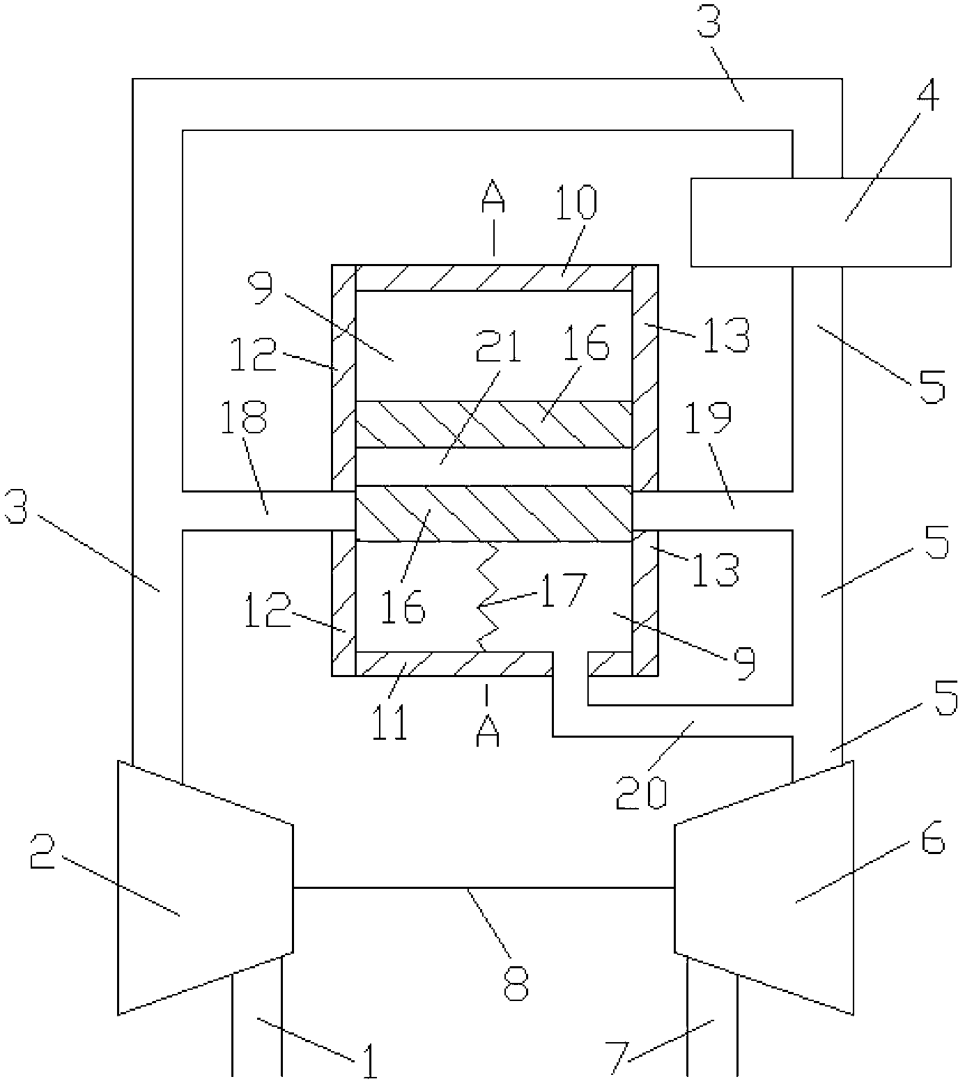 Mechanical-type pipeline penetration device