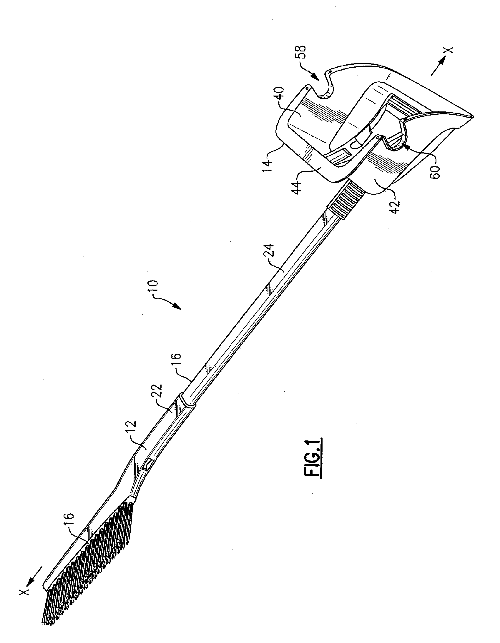 Combination Snow Shovel and Snow Removal Tool