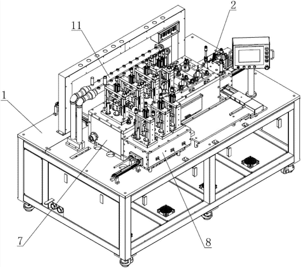 Curved surface forming and processing device