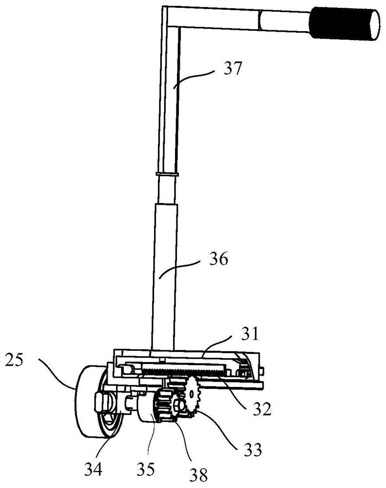 Auxiliary sitting-up assisting device for old people falling down