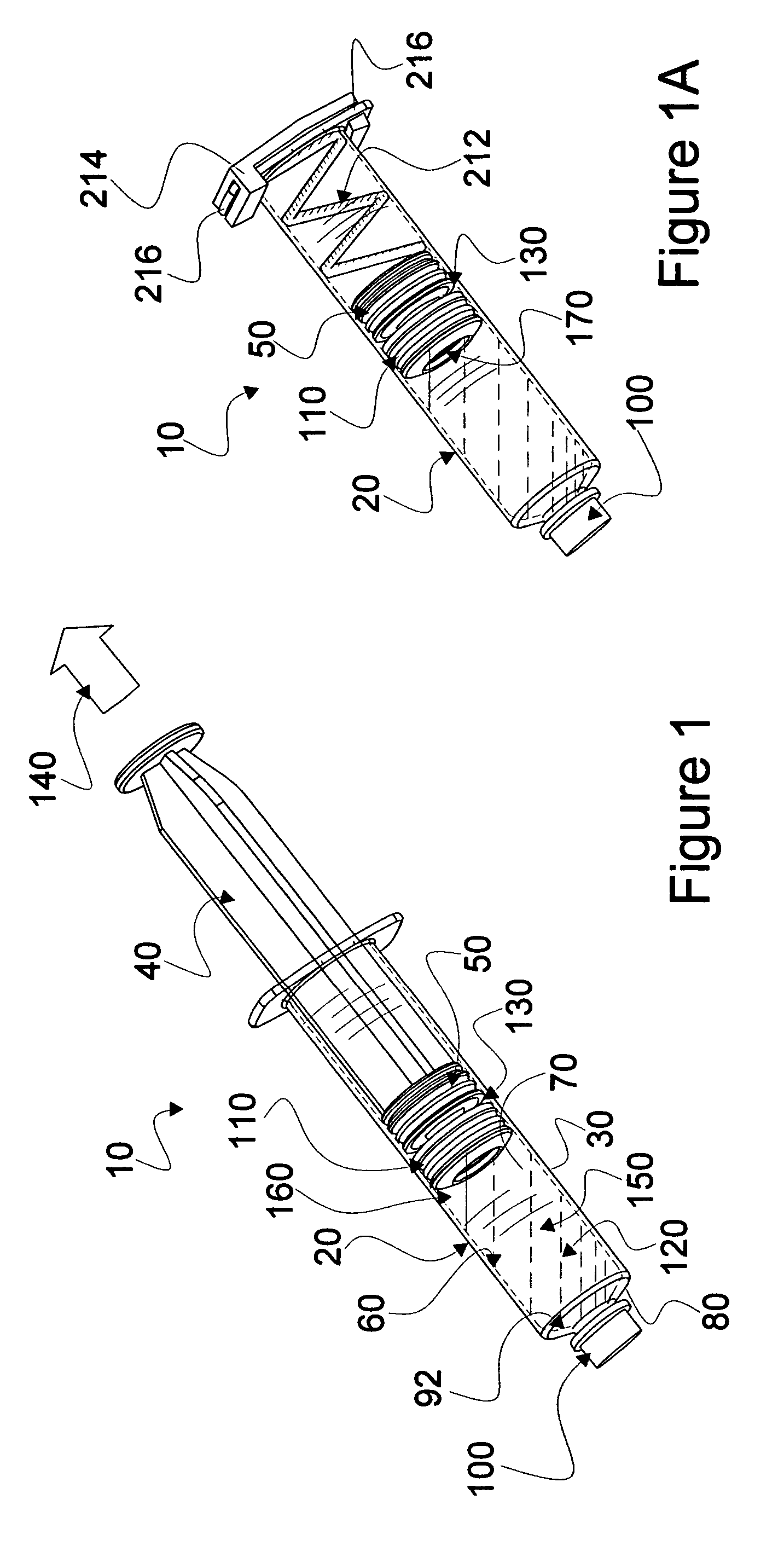 Mixing syringe with and without flush