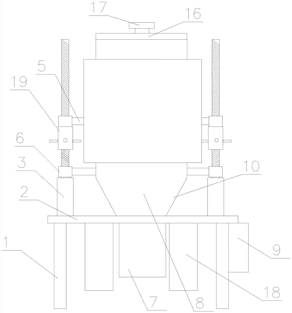 A large-capacity dry food stir-frying equipment with cylinder circulation