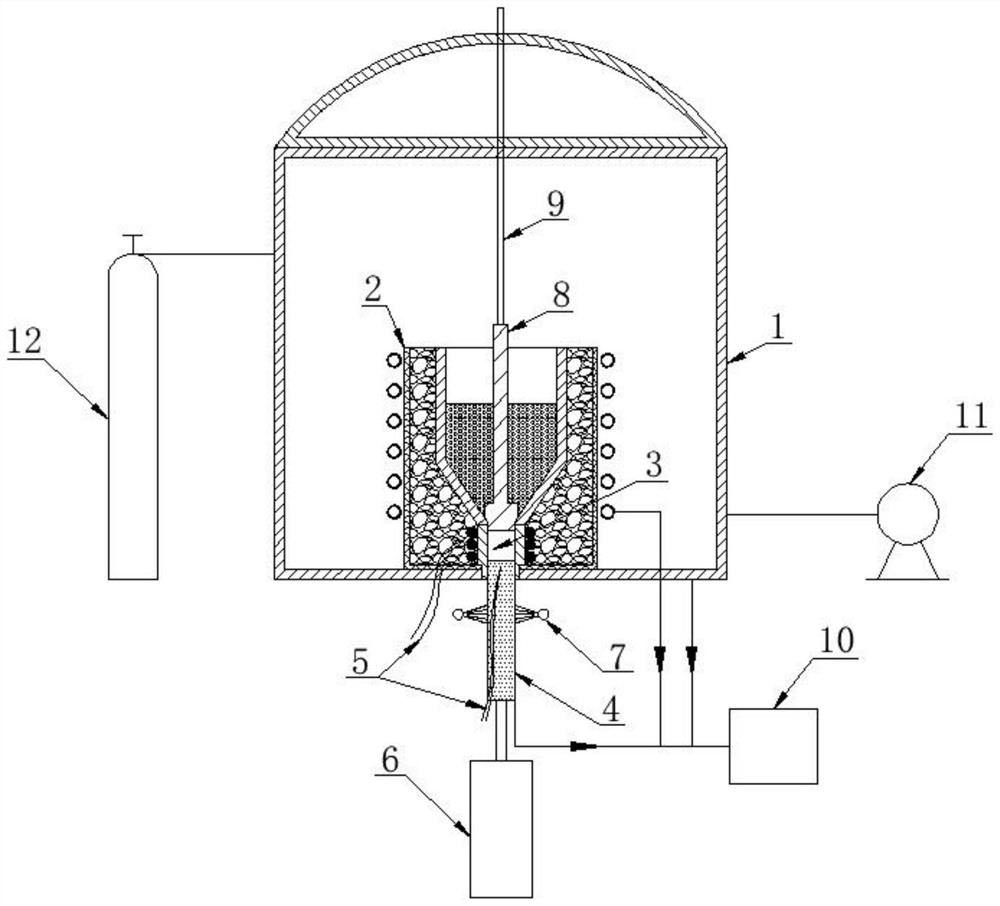 Device and method for preparing high-performance platinum and platinum-rhodium thermocouple wire