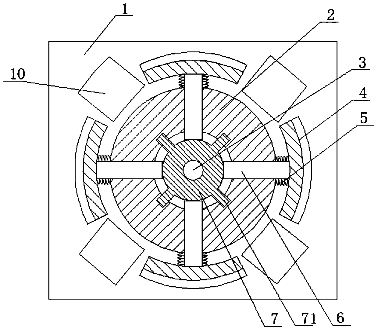 Fixture for polishing of outer circular surface of jade bracelet