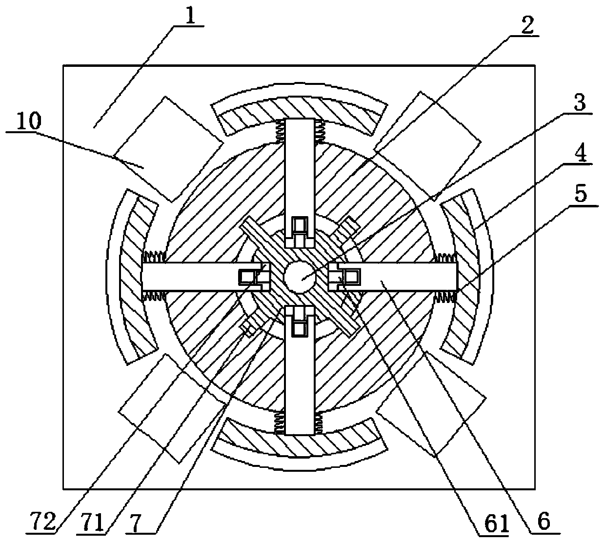 Fixture for polishing of outer circular surface of jade bracelet