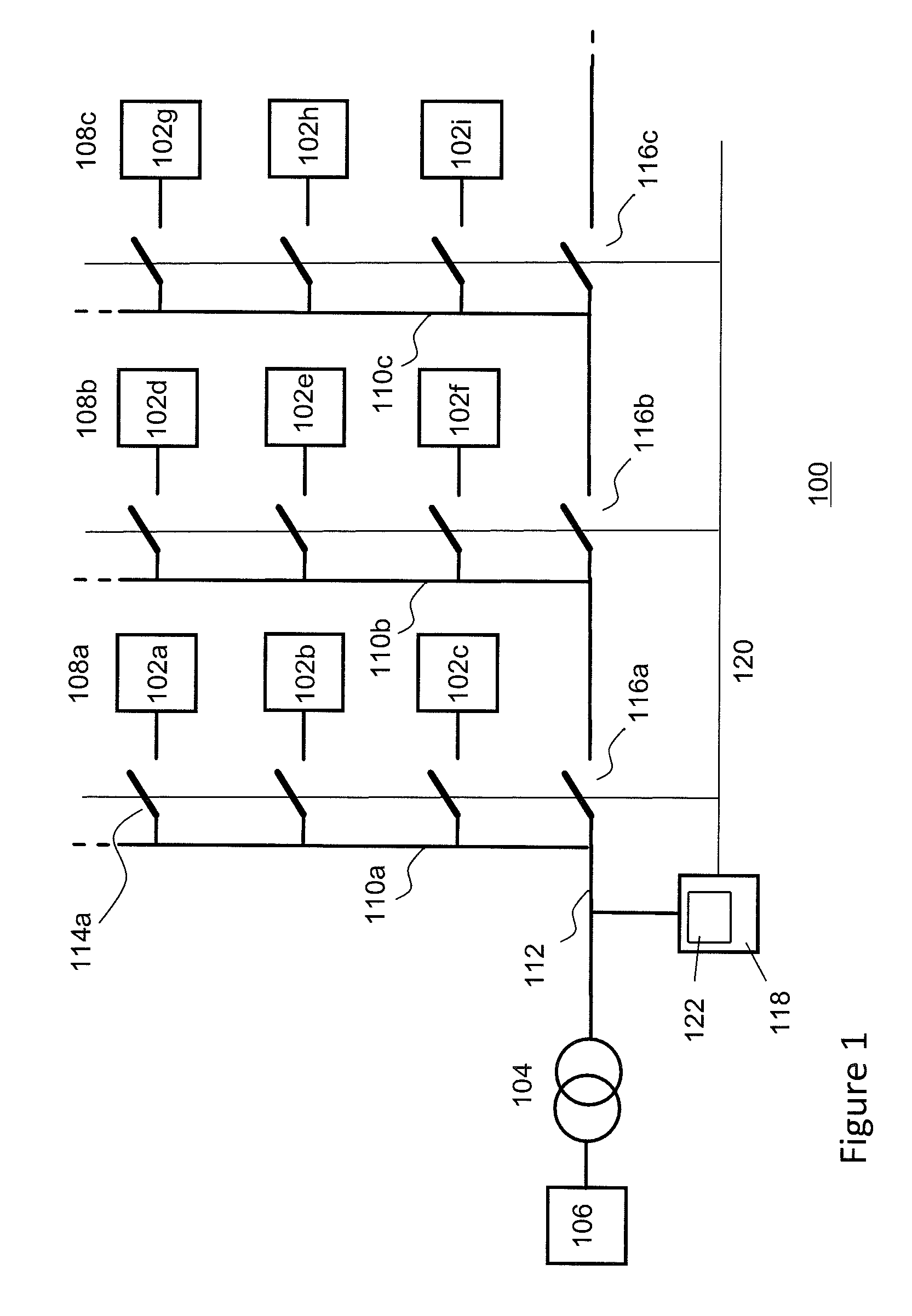 Wind farm island operation