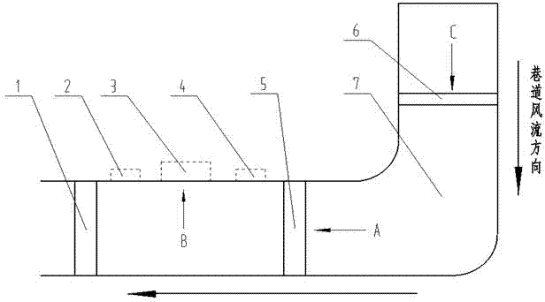 Automatic mind roadway air volume regulating device