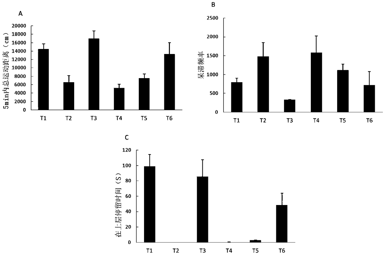 Method for establishing zebrafish senile dementia model and application