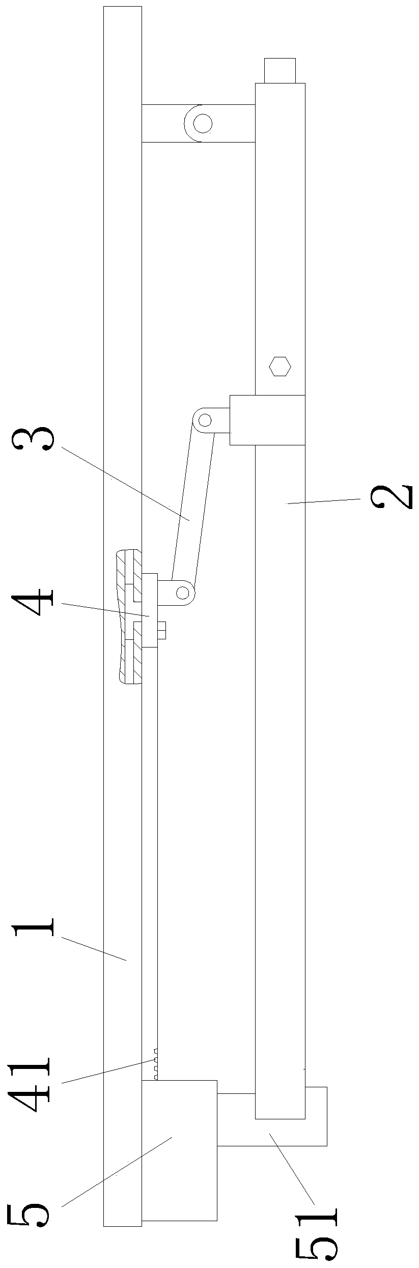 Water tank mounting structure of flat plate water heater