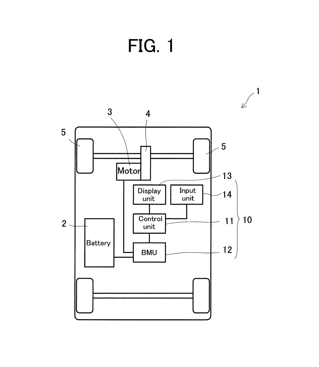 Charge amount display apparatus of an electric vehicle including a charge limit value