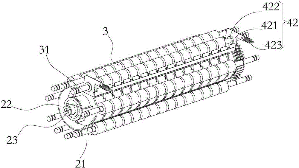 Flattening apparatus for slice medium and financial self-service equipment