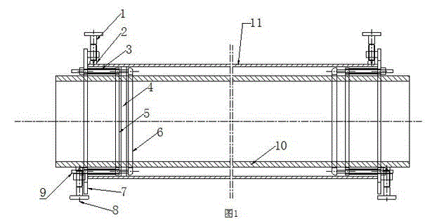 Foam insulated pipe plugging device and plugging method